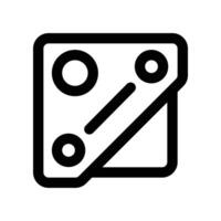 bracket icon. line icon for your website, mobile, presentation, and logo design. vector