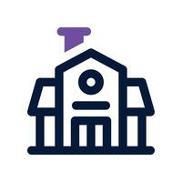 house icon. dual tone icon for your website, mobile, presentation, and logo design. vector