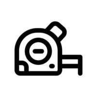 measuring tape icon. line icon for your website, mobile, presentation, and logo design. vector