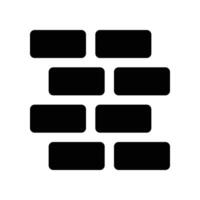 brick icon. glyph icon for your website, mobile, presentation, and logo design. vector