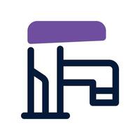 faucet icon. dual tone icon for your website, mobile, presentation, and logo design. vector
