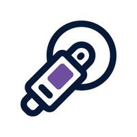 polisher icon. dual tone icon for your website, mobile, presentation, and logo design. vector