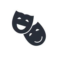 Comedy icon. .Editable stroke.linear style sign for use web design,logo.Symbol illustration. vector