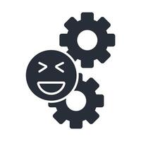 humor icon. .Editable stroke.linear style sign for use web design,logo.Symbol illustration. vector