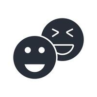 laugh icon. .Editable stroke.linear style sign for use web design,logo.Symbol illustration. vector