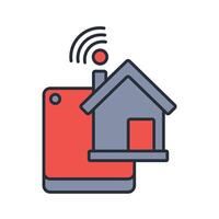 Smart hub icon. .Editable stroke.linear style sign for use web design,logo.Symbol illustration. vector