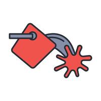bucket icon. .Editable stroke.linear style sign for use web design,logo.Symbol illustration. vector