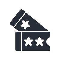 Ticket icon. .Editable stroke.linear style sign for use web design,logo.Symbol illustration. vector