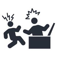 prank icon. .Editable stroke.linear style sign for use web design,logo.Symbol illustration. vector