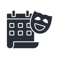 calendar icon. .Editable stroke.linear style sign for use web design,logo.Symbol illustration. vector