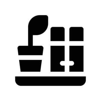 Shelf icon. glyph icon for your website, mobile, presentation, and logo design. vector