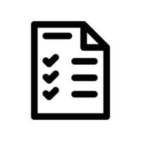 Check List icon. line icon for your website, mobile, presentation, and logo design. vector