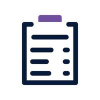 Menu icon. dual tone icon for your website, mobile, presentation, and logo design. vector