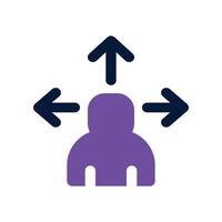 Decision icon. dual tone icon for your website, mobile, presentation, and logo design. vector