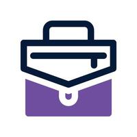 Suit Case icon. dual tone icon for your website, mobile, presentation, and logo design. vector