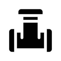 plumbing icon. glyph icon for your website, mobile, presentation, and logo design. vector