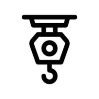 hook icon. line icon for your website, mobile, presentation, and logo design. vector