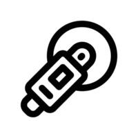 polisher icon. line icon for your website, mobile, presentation, and logo design. vector
