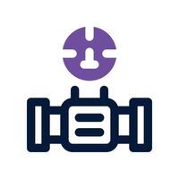 water meter icon. dual tone icon for your website, mobile, presentation, and logo design. vector