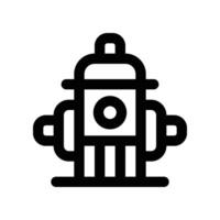 fire hydrant icon. line icon for your website, mobile, presentation, and logo design. vector