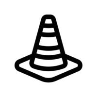 traffic cone icon. line icon for your website, mobile, presentation, and logo design. vector