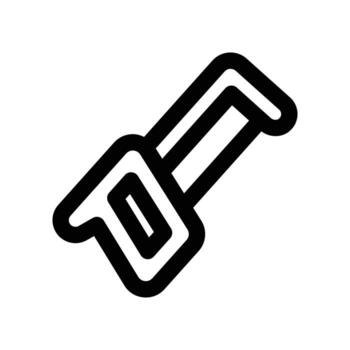 hacksaw icon. line icon for your website, mobile, presentation, and logo design. vector