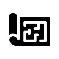 blueprint icon. glyph icon for your website, mobile, presentation, and logo design. vector