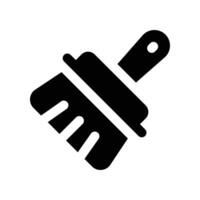 brush icon. glyph icon for your website, mobile, presentation, and logo design. vector
