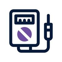 voltmeter icon. dual tone icon for your website, mobile, presentation, and logo design. vector