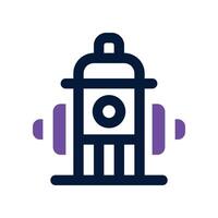 fire hydrant icon. dual tone icon for your website, mobile, presentation, and logo design. vector