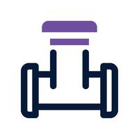 plumbing icon. dual tone icon for your website, mobile, presentation, and logo design. vector