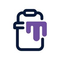 paint bucket icon. dual tone icon for your website, mobile, presentation, and logo design. vector