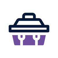 toolbox icon. dual tone icon for your website, mobile, presentation, and logo design. vector