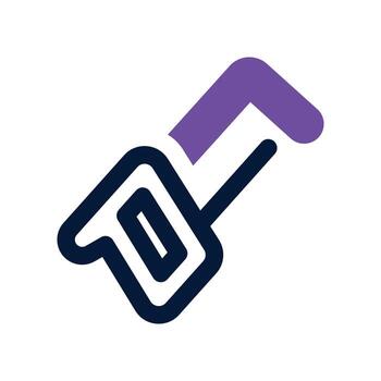 hacksaw icon. dual tone icon for your website, mobile, presentation, and logo design. vector