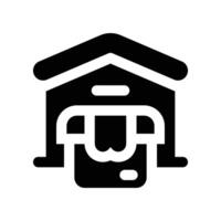 home delivery icon. glyph icon for your website, mobile, presentation, and logo design. vector