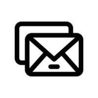 email icon. line icon for your website, mobile, presentation, and logo design. vector