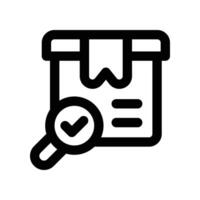 search icon. line icon for your website, mobile, presentation, and logo design. vector