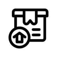 export icon. line icon for your website, mobile, presentation, and logo design. vector