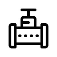 pipeline icon. line icon for your website, mobile, presentation, and logo design. vector