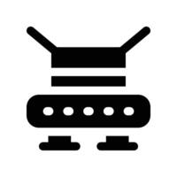 conveyor icon. glyph icon for your website, mobile, presentation, and logo design. vector