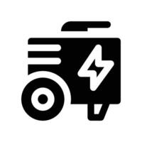 generator icon. glyph icon for your website, mobile, presentation, and logo design. vector
