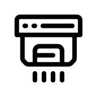 smoke detector icon. line icon for your website, mobile, presentation, and logo design. vector