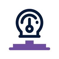 pressure gauge icon. dual tone icon for your website, mobile, presentation, and logo design. vector