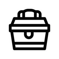 toolbox icon. line icon for your website, mobile, presentation, and logo design. vector