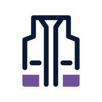 vest icon. dual tone icon for your website, mobile, presentation, and logo design. vector
