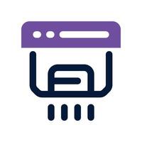 smoke detector icon. dual tone icon for your website, mobile, presentation, and logo design. vector