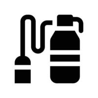 extinguisher icon. glyph icon for your website, mobile, presentation, and logo design. vector