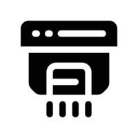 smoke detector icon. glyph icon for your website, mobile, presentation, and logo design. vector