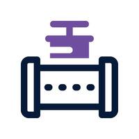pipeline icon. dual tone icon for your website, mobile, presentation, and logo design. vector