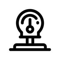 pressure gauge icon. line icon for your website, mobile, presentation, and logo design. vector